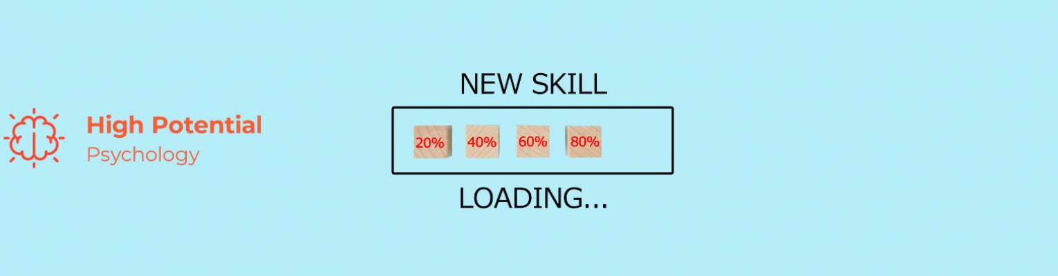 New skill loading text, with wooden blocks as a loading screen